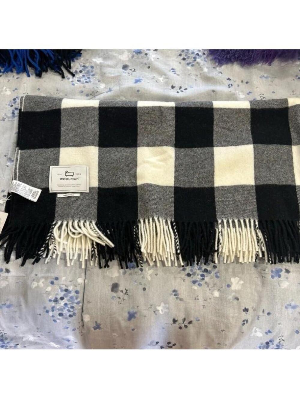 Woolrich Made in Italy wool blanket throw. NWT